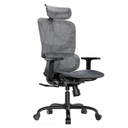 HUANUO Ergonomic Mesh Office Chair with 5-Level Lumbar Support, Computer Chair with Adjustable Headrest & Armrests, Rocking Tilt, Comfortable High Back Desk Chair for Home Office or Gaming