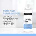 4 x Neutrogena Alcohol-Free Gentle Daily Facial Toner, Fragrance-Free to Tone & Refresh Skin, Gently Removes Impurities & Reconditions Skin, Hypoallergenic, 8 fl. oz