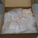 Didaey 200 Pcs Mini Glass Oil Dropper Bottle Bulk, Clear Essential Small Empty Bottles Sample Containers Perfume Liquid Vials with Cap for Traveling (5 ml,Gold)