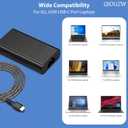 65W USB C Laptop Charger Compatible with HP Spectre X360,Spectre,Elitebook x360,Elitebook,Envy,Omnibook,Chromebook,Dragonfly,Elite x2,Zbook,ProBook Travel Type C AC Adapter Power Cord Supply