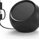 [Single] Computer Speaker for Desktop PC, USB-Powered, Plug-n-Play, Wired, External Speaker for Laptop, with Crystal-Clear Sound, Loud Volume, Rich Bass, Built-in USB-C Adapter for Full Compatibility (5 Watt)