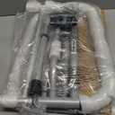 PELEGON Toilet Safety Rails (350 lb) - Adjustable Toilet Safety Frame & Rails, Toilet Safety Rail for Elderly Adults, Toilet Handles for Seniors, Toilet Bars for Elderly & Handicap (Dark Blue)