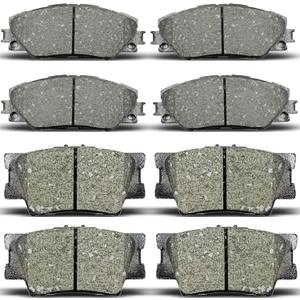 ALADICHE Front Rear Ceramic Brake Pads Set Compatible with 2009-2010 Pontiac Vibe,2009-2013 Toyota Matrix,2006-2018 Toyota RAV4