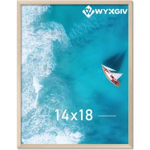 Natural 14x18 Picture Frame Lightweight yet Durable Frame Wall Hanging