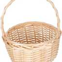 MAGICLULU Wicker Picnic Basket with Handle Hand Woven Easter Holder for Outdoor Camping Wedding Storage and Shopping Lightweight and Multifunctional Basket for Every Occasion