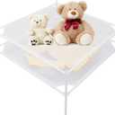 Clothes Drying Rack, 2-Layer Sweater Laundry Drying Rack Flat, Mesh Drying Rack Clothing for Indoor & Outdoor, White