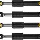 Siwdoy Washer Front And Rear Shock Absorbers Compatible with Samsung WF42H5200AW/A2 WF42H5600AP/A2 WF45N5300AV/US WF45H6300AG/A2 WF50K7500AV/A2 WF50K7500AW/A2 WV55M9600AV/A5