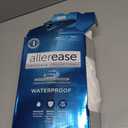 AllerEase Waterproof Mattress Cover Protector Queen, White- Allergy Defense Fabric Fitted