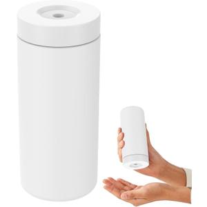 Dish Soap Dish Dispenser, Silicone Squeeze Washing Up Liquid and Hand Soap Refillable Bottles, 240ml Refillable Dishwashing Liquid Dispensing(Color:White)