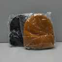 ZOORON 2 Pack Beanie for Women Men Ski Watch Cap Cuffed Plain Skull Knit Hat Soft Fisherman Winter Hat, Black And Burt Orange