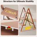 3 Step Stool Foldable Ladder, Lightweight Aluminum Step Ladder