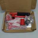 Upgraded Hinge Gap Adjustment Wrench Set, Heavy Door Hinge Adjustment Tool, 4 PCS Hinge Gap Adjusting Wrench, Tools used to adjust the gap between door chains and align door frames (Red - Unthreaded)