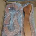 VASAGLE Coat Stand, Solid Wood Freestanding Coat Rack with 11 Hooks, Hall Tree for Bags, Purses, Hats, for Entryway, Hallway, Rubberwood, Caramel Brown URCR05WN