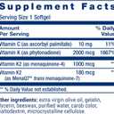 Life Extension Super K, Vitamin K Supplement, 2000 Mcg Vitamin K and 1180 Mcg Vitamin K2, Heart Health, Once-Daily, 90 Softgels