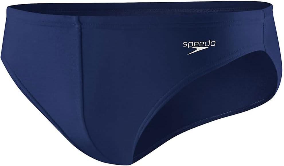 Speedo Men's Swimsuit Brief PowerFlex Eco Solar (34, Speedo Navy)