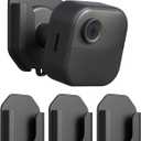 3 Pack Blink Camera No Drill No Screws Wall Mount Bracket for Blink Outdoor 4/ Outdoor 2K+/ Mini / Mini 2K+ / Indoor Camera, HBV Adhesive Mount