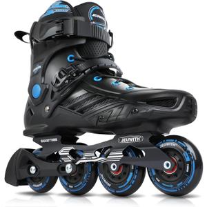 Inline Skates for Women Men, Outdoor Street Blades Roller Adult Male Female, Professional Fitness Roller Skates Blades for Unisex EU 46-47