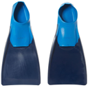 Sporti Adult-Kids Swim Fins for Pool Lap Swimming - Long Floating Fins for Swimming & Snorkeling - Swim Flippers for Training - NavyBlue - M 9-10 / W 10-11