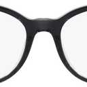 Coach Women's Hc6210u Universal Fit Round Prescription Eyewear Frames (Black/Transparent Grey/Demo Lens)