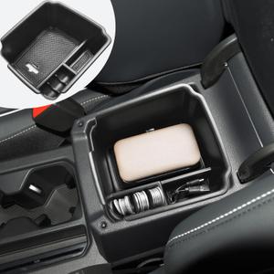 EDBETOS Center Console Organizer Compatible with 2022-2024 VW Taos and for 2018-2023 2024 Tiguan Accessories S/SE/SEL/SE R-Line/SEL R-Line Insert Tray Secondary Storage Armrest Box ABS Material, Black 