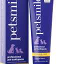 Petsmile Professional Pet Toothpaste for Cats & Dogs - VOHC Accepted Toothpaste - Clinically Proven to Control Plaque & Tartar Calprox Formula (London Broil, 4.2 Oz) (4.2 Ounce (Pack of 1))
