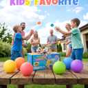 Reusable Water Balloons 6 Pcs, Quick-Fill Summer Water Toys for Pool Parties & Outdoor Beach Backyard Games, Durable Splash Balls for Kids
