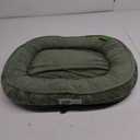 Dog Bed Medium Size Dog,Orthopedic Bed with Removable Cover&Non-Slip Bottom Couch Bed with Four-Sided Bolster Green L (Large (30 x 25 Inch))