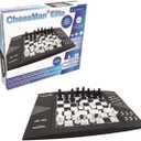 Lexibook, Chessman Elite, Interactive Electronic Chess Game +, 64 Levels of Difficulty, LEDs, Family Child Board Game, Black/White, CG1300