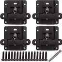 Pack of 4, Box Link Tie Down Anchors & Bed Load Hook Reinforcement Panel Compatible for F150 F250 F350, Replaces for FL3Z-9928408-AB FL3Z-99000A64-B