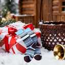 Original women's socksCombed cotton color-block striped seamless mid-calf Socks Stocking Stuffers Gifts for Woman3pack