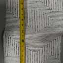 Geometric Watercolor Lines Peel and Stick Wallpaper (Black, Single Sheet - 2x9 Feet)