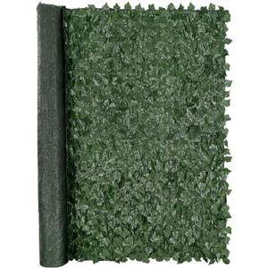 VEVOR Artificial Ivy Privacy Fence Screen, 96 x 72 in Faux Ivy Vine Leaf Hedges Fence, Greenery Privacy Fence with Mesh Cloth Backing, Green Wall Decoration for Outdoor Garden, Yard, Balcony