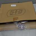 Yieach Clear Refrigerator Lazy Susan Turntable,15.7''x11.8'',Rectangular Fridge Turntable Organizer,Large Rotating Fridge Tray for Kitchen,Countertop,Pantry,Cabinet,Jars and Condiment Organizer,1 Pack