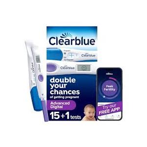 Clearblue Advanced Digital Ovulation Test Kit, 16 Ct
