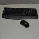 Wireless Keyboard and Mouse Combo, EDJO 2.4G Full-Sized Ergonomic Computer Keyboard with Wrist Rest and 3 Level DPI Adjustable Wireless Mouse for Windows, Mac OS Desktop/Laptop/PC