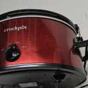 6-Quart Cook & Carry Oval Manual Portable Slow Cooker, Red (Pack of 1) 