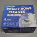 Navona 8 Pack Pumice Stone Scouring Sticks with 2 Universal Handles, Grey Pumice Stone Cleaner for Cleaning Toilets, Bathrooms, Kitchens, Spas and Pools