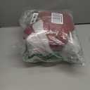 AOFITEE Fullbody Dog Coat Warm Fleece Dog Jacket, Windproof Dogs Winter Coat with Harness Built in, Reflective Turtleneck Dogs Snowsuit Puffer Jacket, Four Legged Pet Snow Suit, Christmas Red XXL (Burgundy)