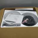 Ceiling Fans with Lights, 42 Inch Low Profile Ceiling Fan with Lights and Remote Control, LED Dimmable DC Reversible, 8 Speed, Noiseless, Modern Brown Ceiling Fan for Bedroom, Indoor/Outdoor Use