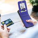 Bemal for iPhone 13 Mini Wallet Case, Built-in Card Holder, RFID Blocking, PU Leather Kickstand, Magnetic Closure, Durable Shockproof Phone Cover for Women and Men, Blue