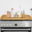 30x20 Stove Top Cover, Bamboo Wood Noodle Board Stove Cover for Gas Stove, Extra Large Cutting Board for Kitchen, Stove Top Cutting Board