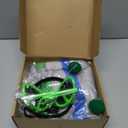3 Pcs Halloween UFO Alien Dog Costume Set Fun Spaceship Costume Alien Headband and Green Glasses for Halloween Puppy Cosplay Party Outfits Supplies