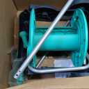 Garden Hose Reel Cart, Hold Up to 75-150 Ft of 5/8 Inch Hose, Water Hose Reel Cart with Wheels, Mobile Hose Reel Cart For Car Washing, Garden Watering, Outside Use