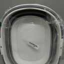 Collapsible Mop Bucket with Handle for Cleaning, 16L(4.2 Gallon) Silicone Square Mopping Bucket for Windows Cleaning or Car Washing, Cleaning Supplies Organizer Plastic Bucket for Storage (Gray)