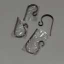 Christmas Stocking Holders for Mantle Set 4, Scratch-Free Christmas Stocking Holders for Fireplace Mantle,Multi-uses Stocking Hooks for Mantle,Mantel Stocking Holders Clip for Xmas Party Decorations (Nickel-4 Pack)