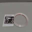 0.25in  20Ft Peel and Stick Wall Molding Trim - Flexible Self Adhesive Molding Trim for Walls, Edges, Borders, Window Frames, Backsplash Tiles - White (Paintable) Waterproof Trim (1/4in-20Ft)