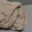 Heated Blanket Throw, Electric Throw Blanket with 5 Heating Levels & 4 Hours Auto Off, Double Sided Soft Cozy Sherpa Electric Heated Blanket with ETL Certified for Office, 50"x60", Milk Coffee