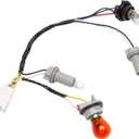 Replacement Tail Light Lamp Wiring Harness and Socket with Complete Bulb Set - Compatible with Hyundai Sonata 2011, 2012, 2013 - Rear Exterior Light Wire Harness - 92450-3Q000, 92450 3Q000