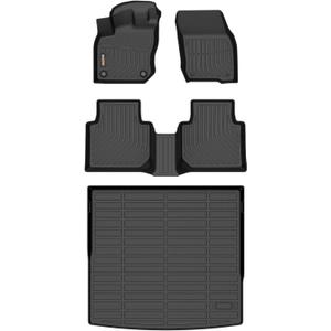Binmotor-Floor Mats & Cargo Liner for 2025-2026 Volkswagen/VW Tiguan | S, SE, SEL, SE R-Line, SEL R-Line Top, All Weather Mats Car Mats Floor Liners Cargo Trunk Mat for VW Tiguan Accessories