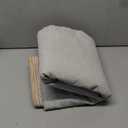 GarveeHome Scalloped Door Mat Indoor Rugs for Entryway Small Rug 2x3 Washable Non-Slip Solid Beige Modern Soft Low-Pile Throw Carpet for Bedroom Kitchen Bathroom Entrance